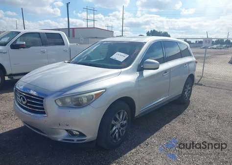 2013 Infiniti Jx35 z USA, uszkodzony, nr VIN 5N1AL0MN2DC323774